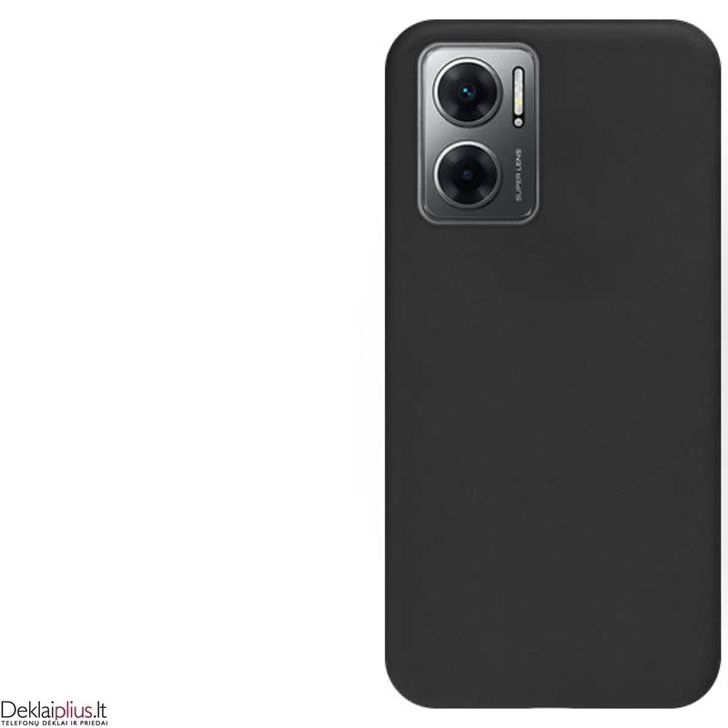 Silikoninis plonas 1mm. storio dėklas - juodas (Xiaomi Poco M5/Poco M4 5G/Redmi 10 5G) Silikoninis plonas 1mm. storio dėklas - juodas (Xiaomi Poco M5/Poco M4 5G/Redmi 10 5G)